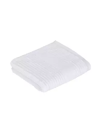VOSSEN | Serviette d'invité TOMORROW 30x50cm Pourpre | weiss